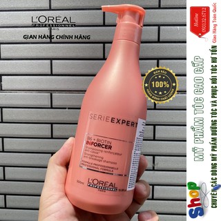 Dầu gội giúp tóc chắc khỏe và giảm đứt gãy L'Oreal Inforcer B6 + Biotin 500ML