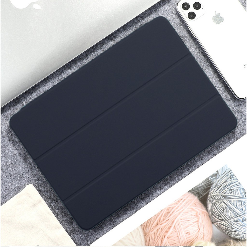 Bao da cho iPad Pro 11 2020 / Pro 11 2021 / iPad Pro 12.9 2020 / Pro 12.9 2021 Pencil Holder Smart Case (Có khe cắm bút)