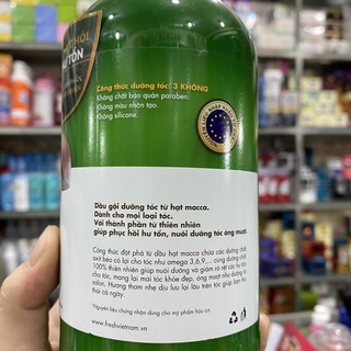 Dầu gội từ hạt Macca Fresh Organic 500g