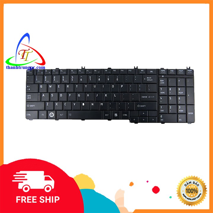 Bàn phím laptop Toshiba C650, C655, C660, C660D, C665, L650, L655, L670, L750, S750
