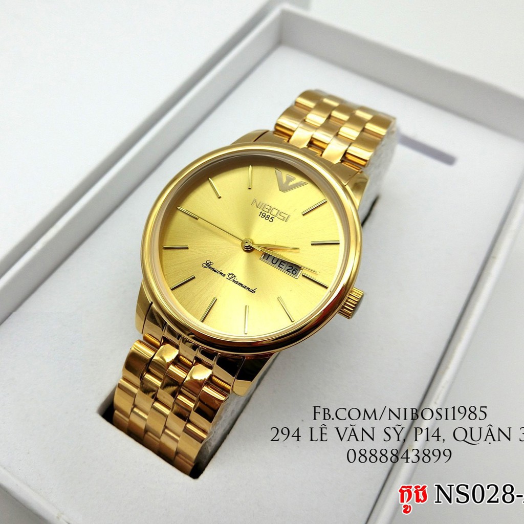 [ Freeship_ Video + Hình thật ] ĐỒNG HỒ NAM NIBOSI 1985 DÂY THÉP CHÍNH HÃNG | BigBuy360 - bigbuy360.vn
