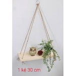 Kệ Treo Tường Dây Thừng Phong Cách HÀN QUỐC KUTE xinh xắn, tặng kèm dây thừng kích thước 10x30