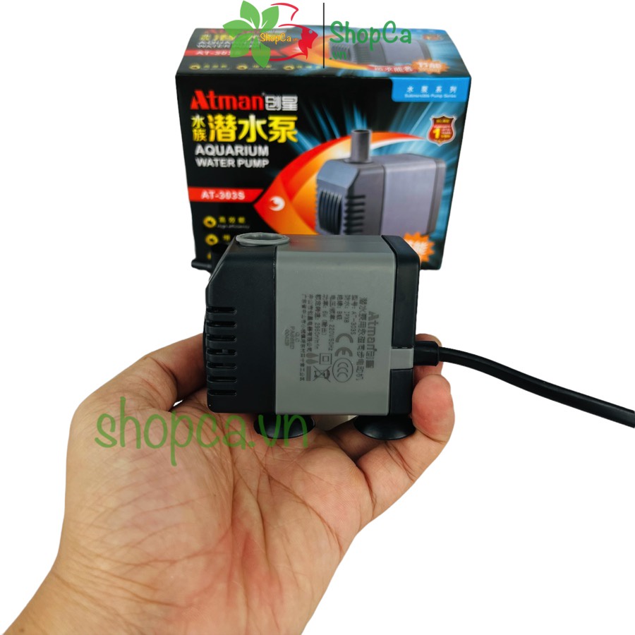 Máy bơm nước ATMAN AT-303S 6W lọc nước cho hồ cá cảnh, bơm êm tiết kiệm điện