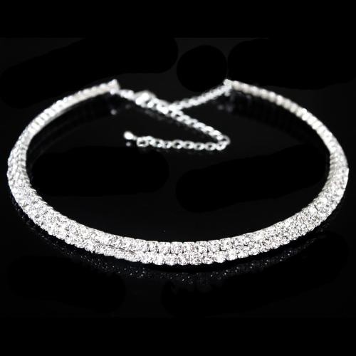 Vòng cổ choker đính đá mặt trăng thời trang sang trọng
