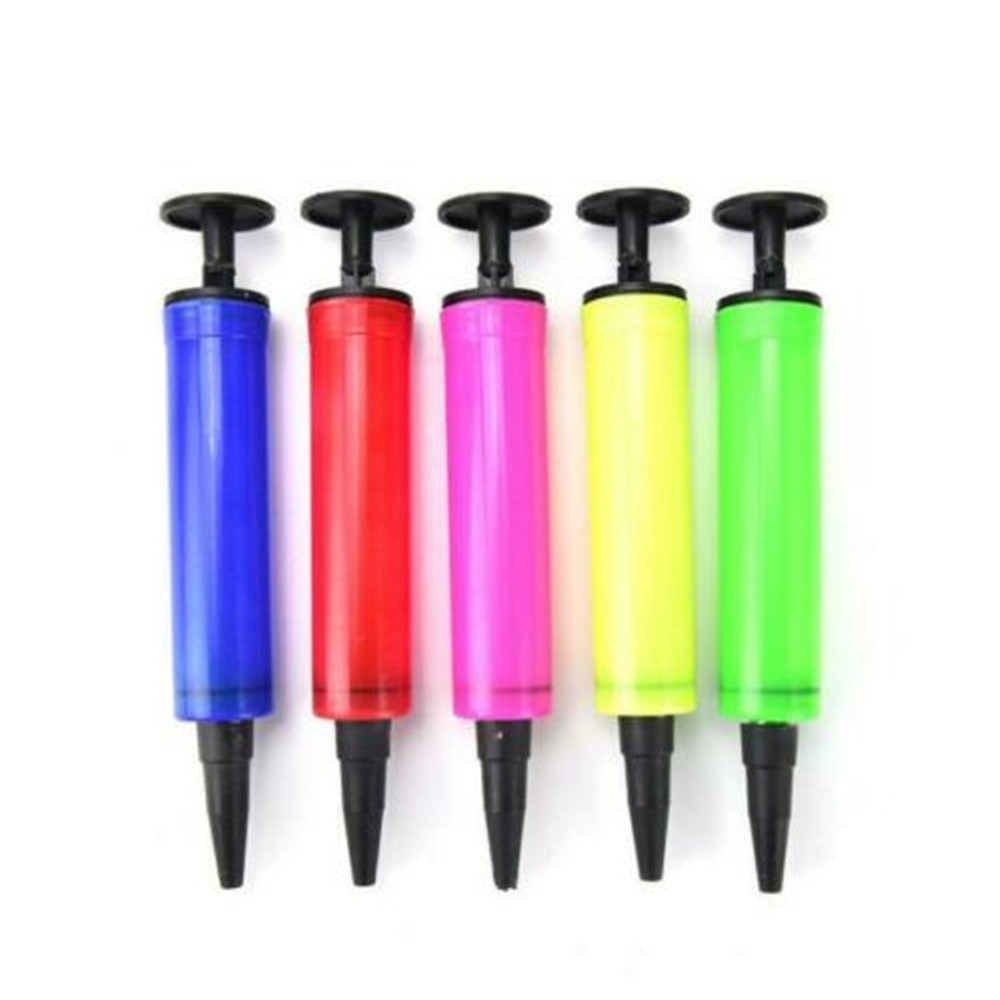 1 Dụng Cụ Bơm Bong Bóng Cầm Tay Mini Bằng Nhựa Màu Ngẫu Nhiên