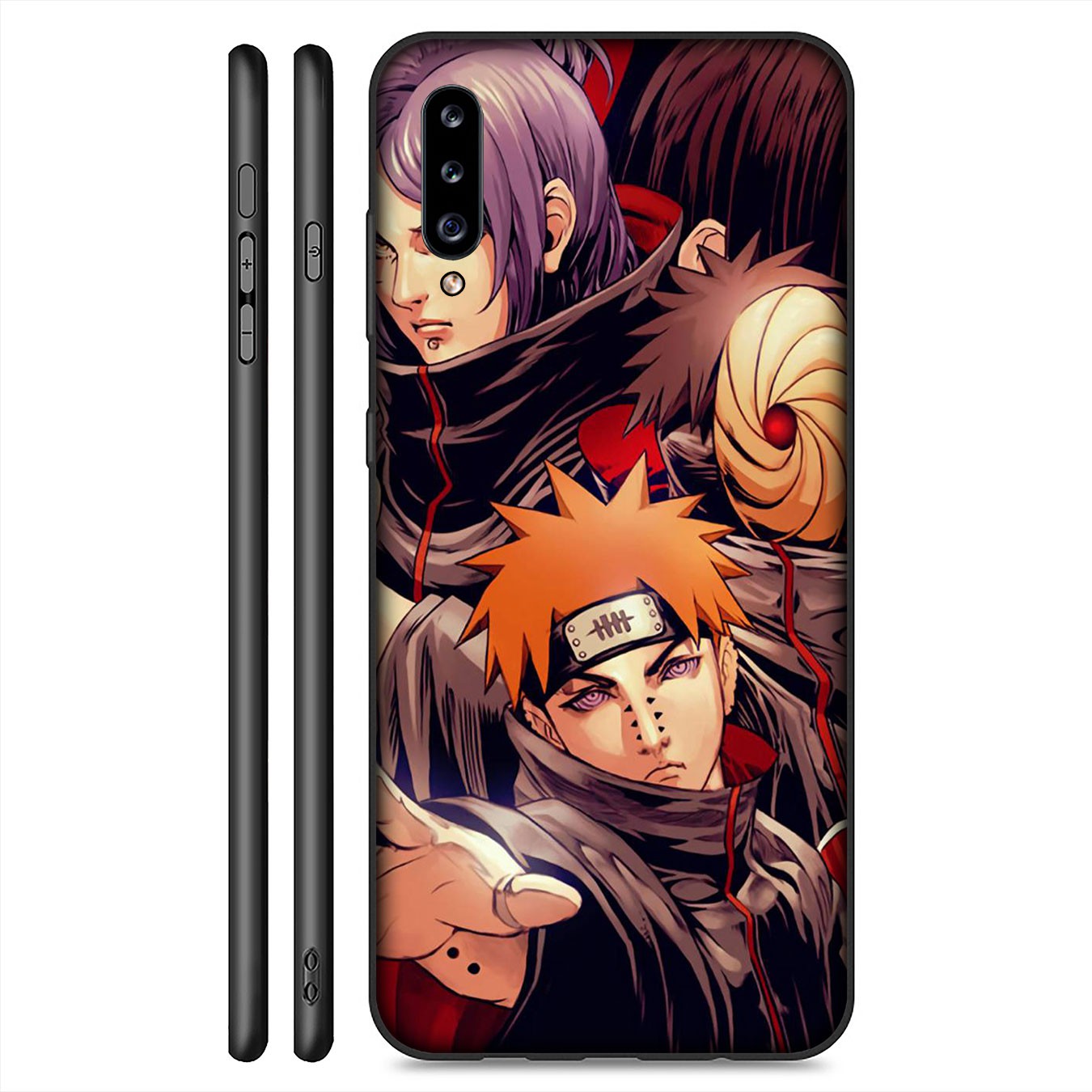 Samsung Galaxy A02S J2 J4 J5 J6 Plus J7 Prime A02 M02 j6+ A42 + Casing Soft Silicone Akatsuki Sasuke NARUTO Phone Case