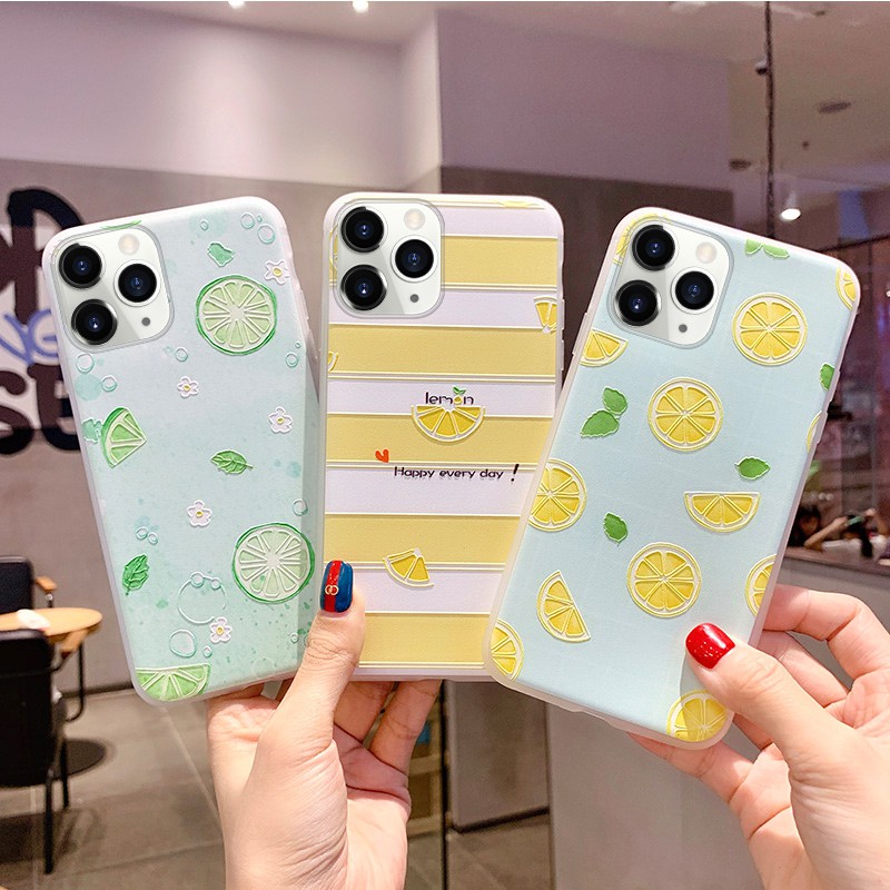 Ốp lưng Samsung A70 A50 A50S A30S A10 A7 2018 S20 S20+ S10 S10+ S9 S9+ S8 S8+ Note 20 Ultra 10 9 8 Pro Plus Lite Lemon&orange Soft TPU Case | BigBuy360 - bigbuy360.vn