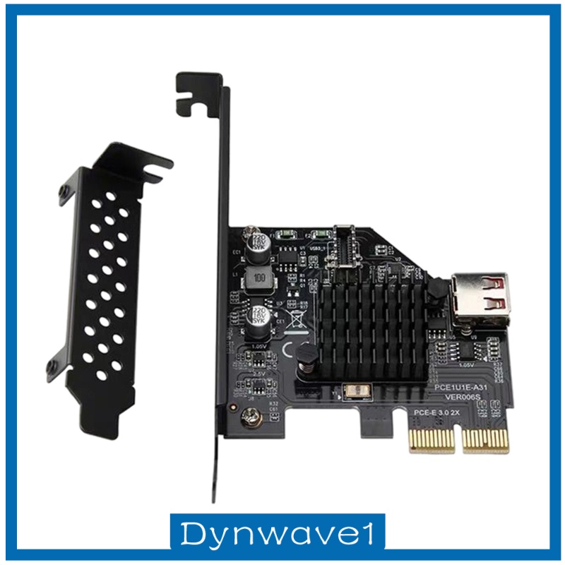 [DYNWAVE1] USB3.1 2-Port Expansion Card Front Panel Connector 10 Gbit/s for Desktop PCs