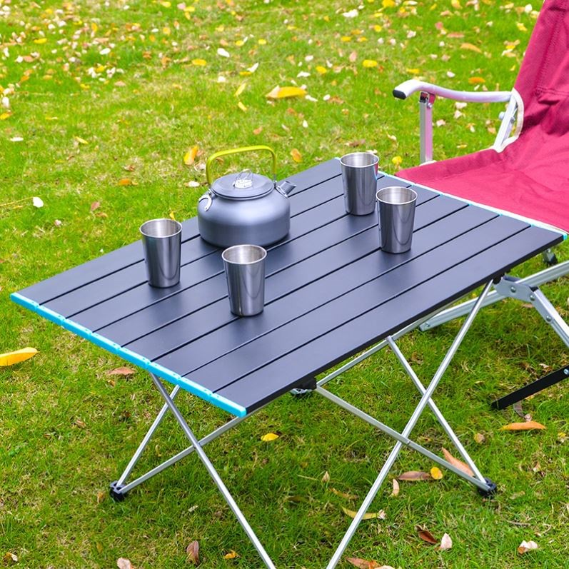 Bàn dã ngoại xếp gọn picnic du lịch gấp gọn bằng hợp kim nhôm nhẹ, gấp gọn, chắc chắn, độ bền cao. | WebRaoVat - webraovat.net.vn