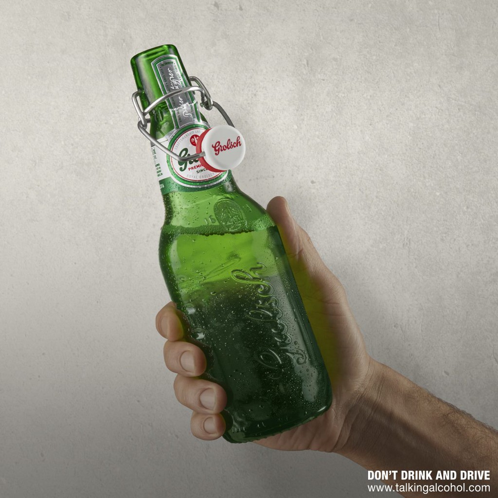 Bia Grolsch 5% - Chai 450ml - Thùng 20 chai