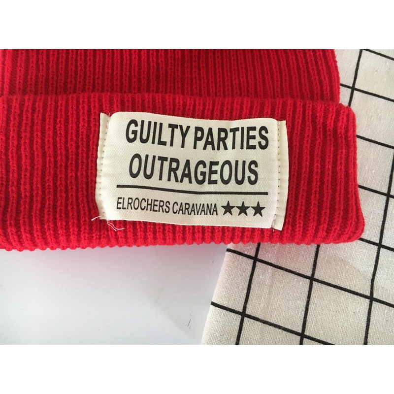 Nón Len Nam Nữ Guilty Parties Style Hàn Quốc P1689