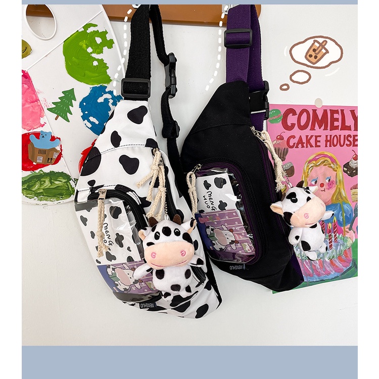 Túi Đeo Chéo Ngực Thiết Kế Dễ Thương Thời Trang Cho Nữ