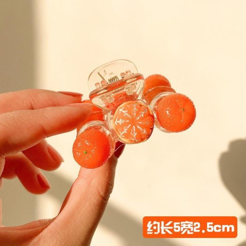 [HÀNG QC] Kẹp tóc nữ hình quả cam Shop888