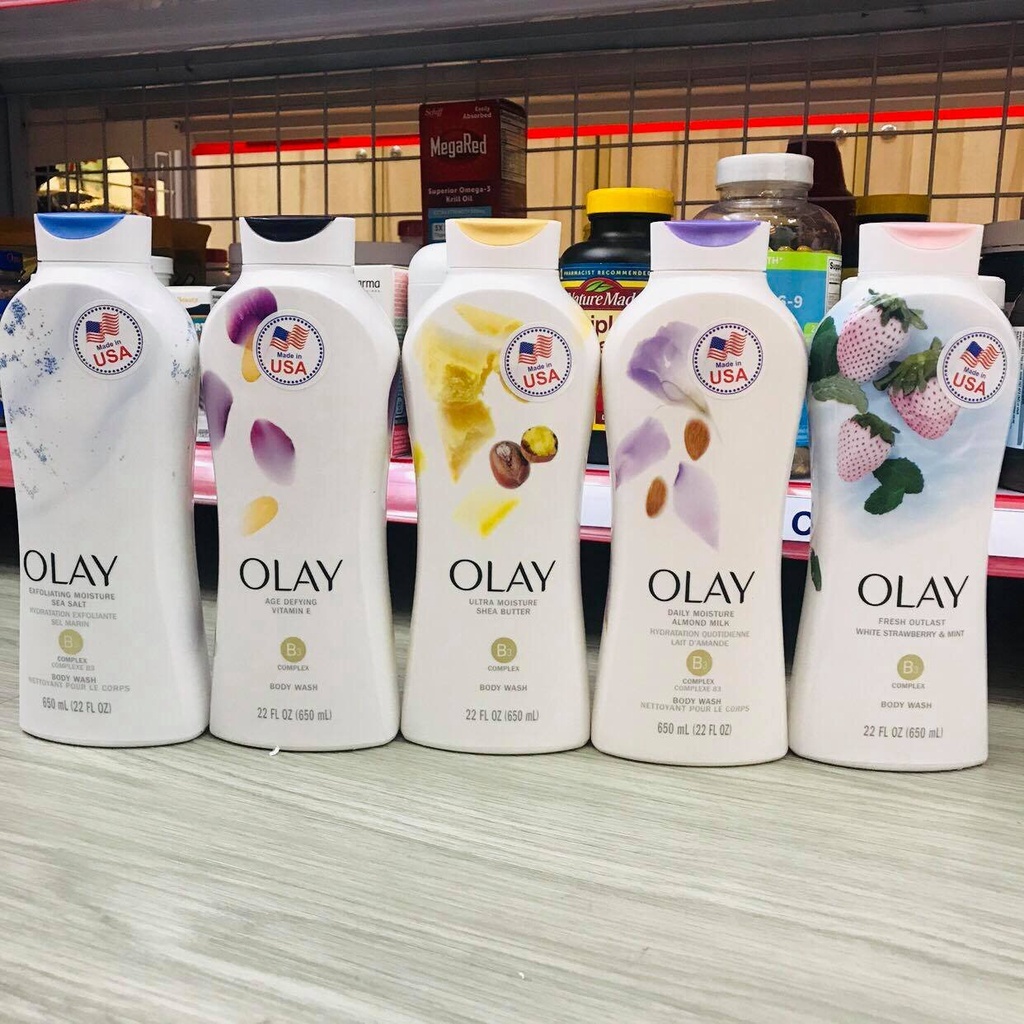 Sữa Tắm Olay hàng Mỹ 650ml (chuẩn chính hãng)