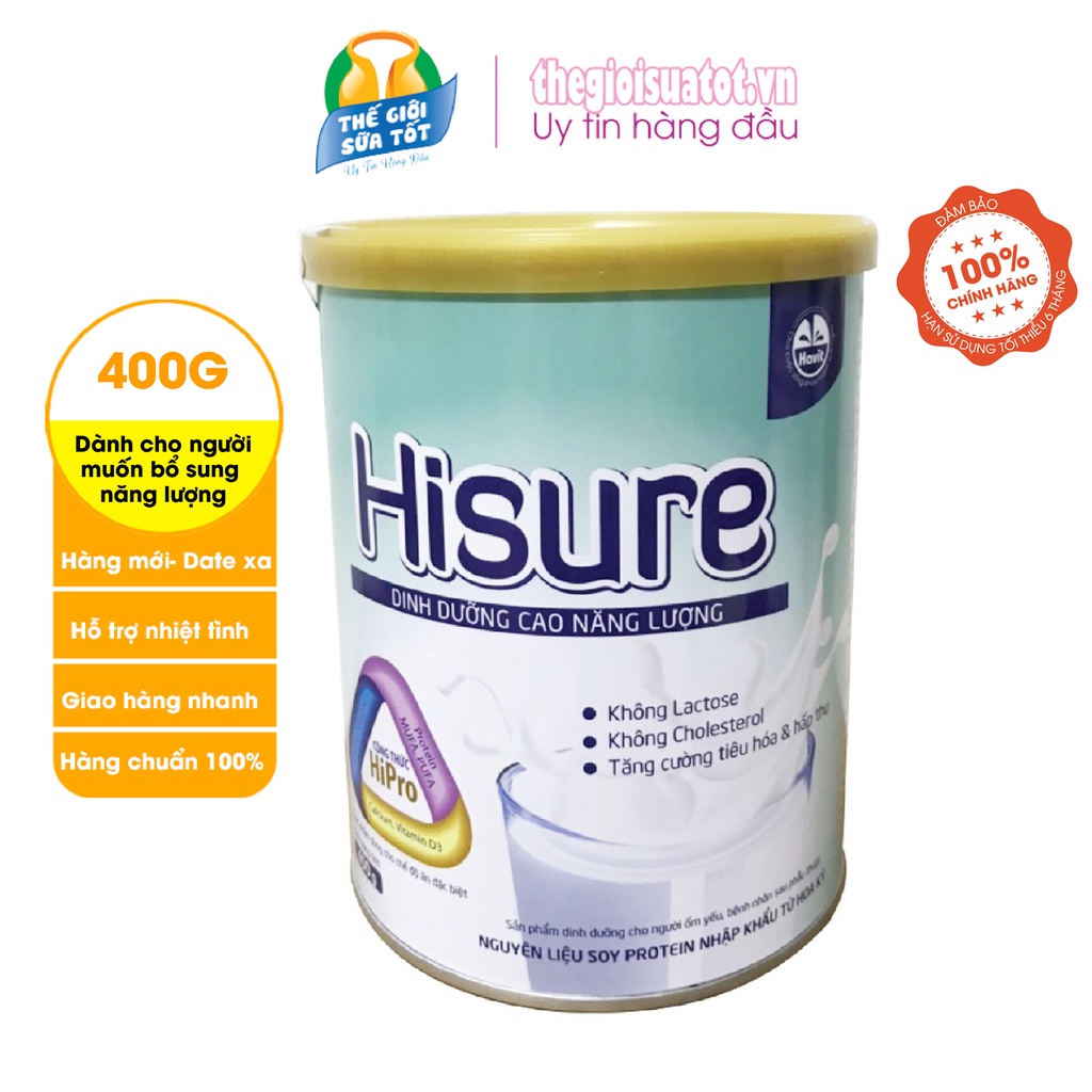 Sữa cao năng lượng Hisure 400G