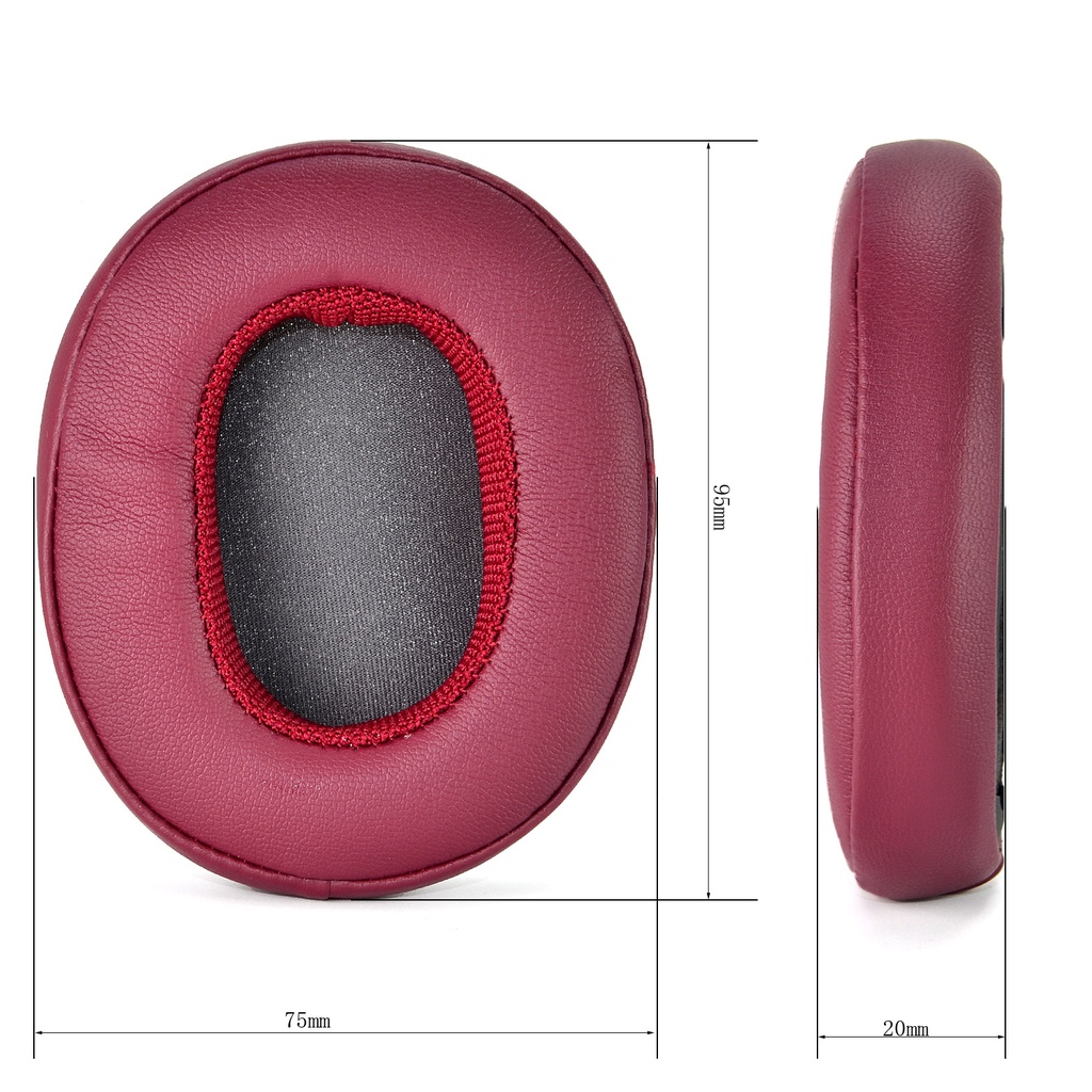 Cặp Đệm Bọc Bảo Vệ Tai Nghe Chụp Đầu Bằng Da Thay Thế Chuyên Dụng Cho Skullcandy Crusher Wireless/Crusher Evo/Crusher ANC/ Hesh 3