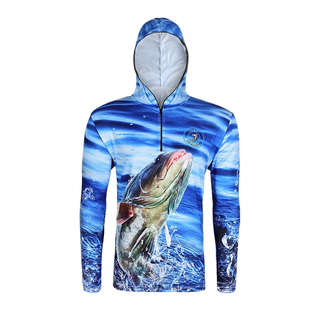 Fishing Jerseys  Fishing Clothing Anti-UV Waterproof Hooded Jackets for Cycling Running Long Sleeve Fishing Shirt