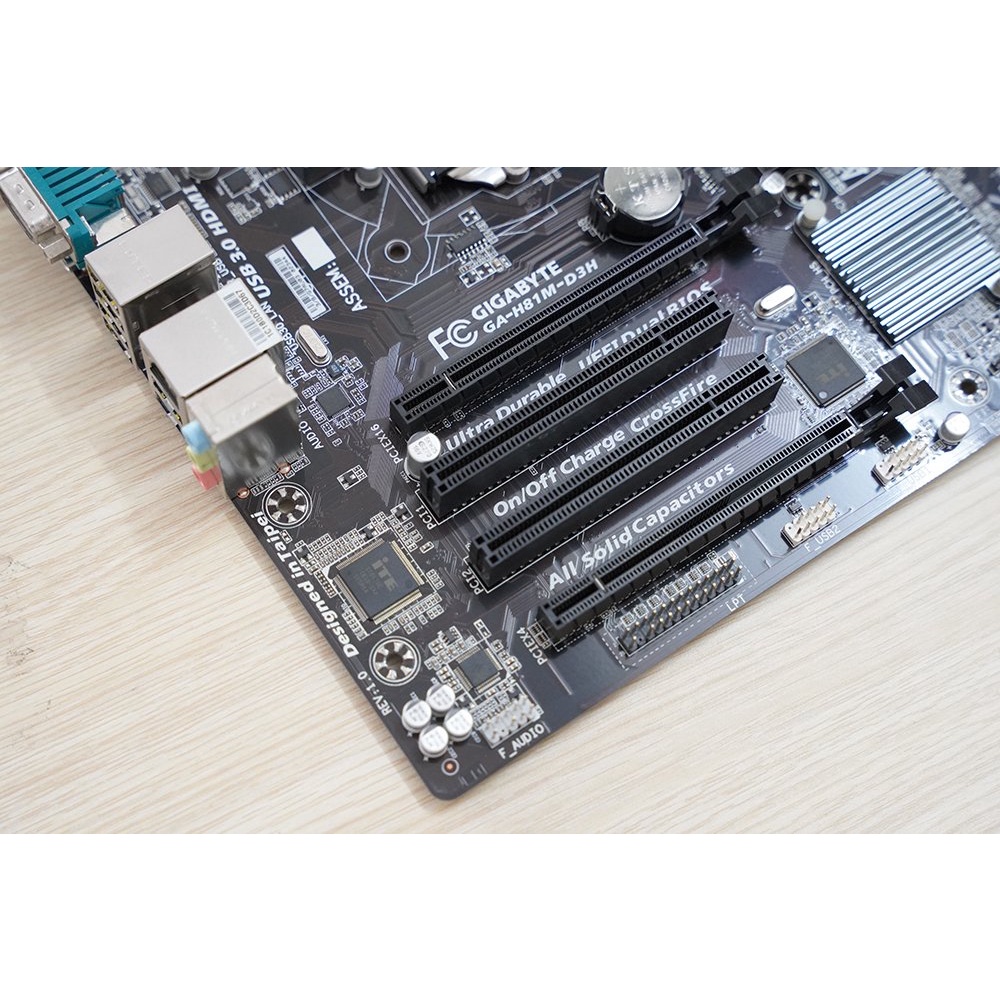 [Mã 254ELSALE giảm 7% đơn 300K] MAINBOARD GIGABYTE H81 - D3H 4 KHE RAM full cổng sạch đẹp