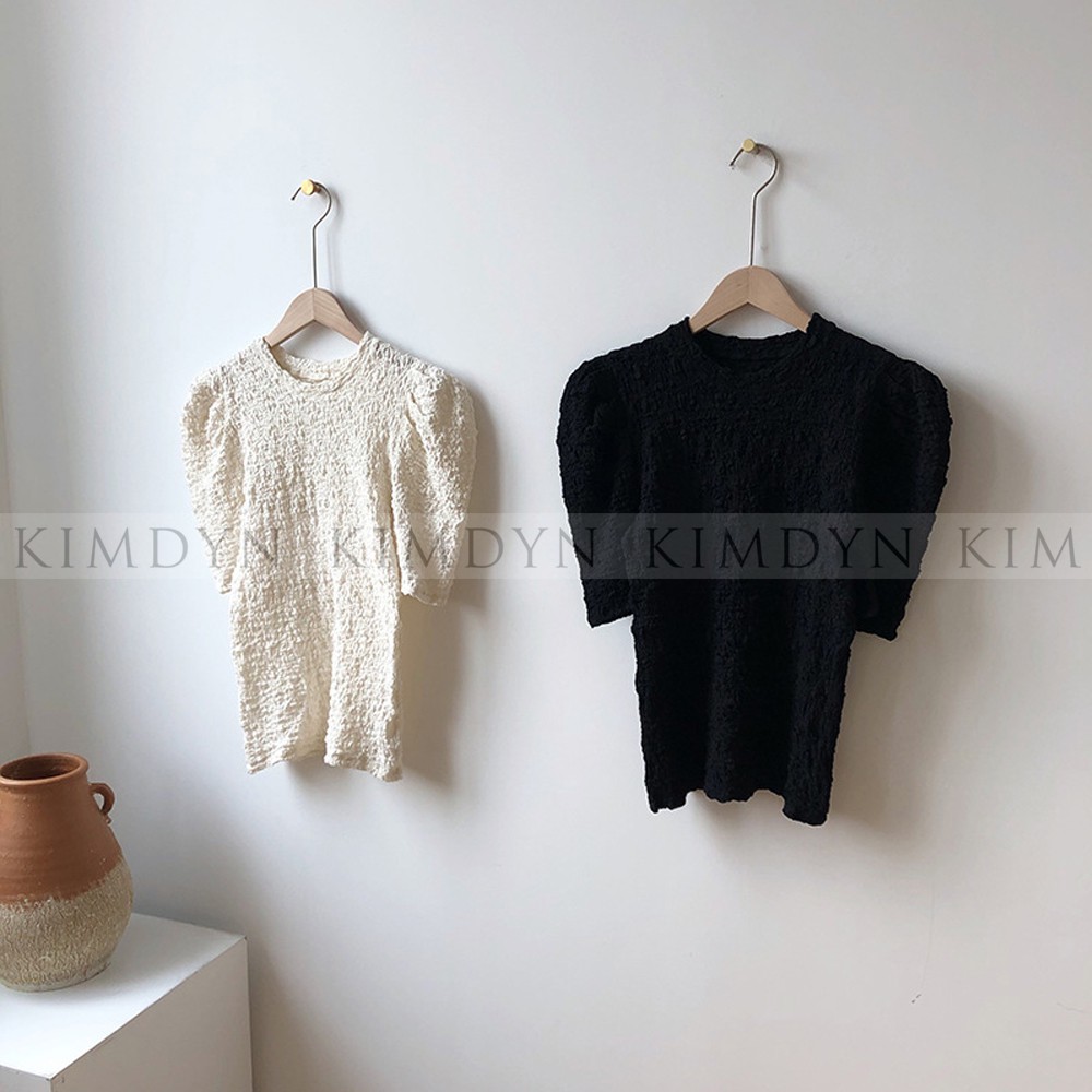 Áo vintage nữ áo kiểu ôm tay lỡ KIMDYN [KDA03]