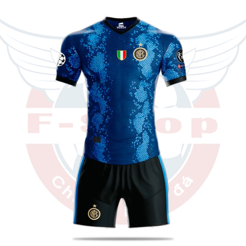 Bộ quần áo bóng đá câu lạc bộ Inter Milan 2021 - Áo bóng đá CLB giải Serie A - Bộ đồ bóng đá đẹp