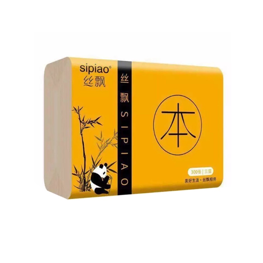 Giấy ăn gấu trúc Sipiao 1 gói mã 6085 hàng chuẩn 270 tờ hàng có sẵn.