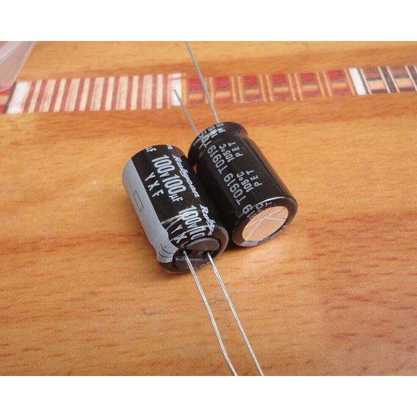 Combo 5 Tụ Electrolytic Rubycon YXF  100UF100V - Size 12*20