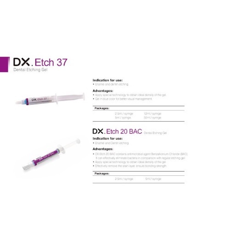 Etching dùng trong nha khoa, Etching DX Etch 37 Dentex