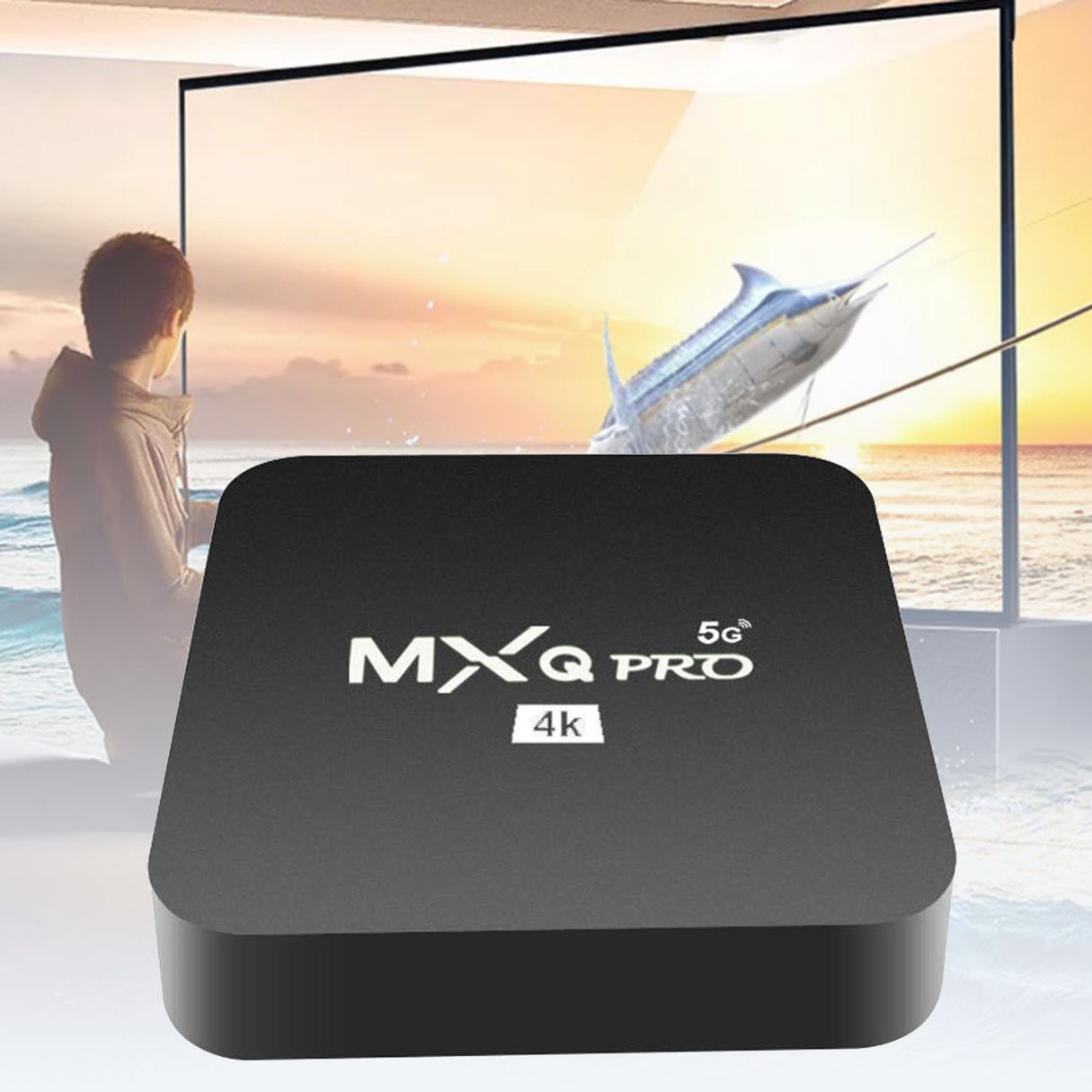 Đầu Mxqpro 5g 4k Tv Box Thông Minh Kết Nối Wifi