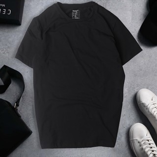 Áo phông nam không cổ màu đen size pull and bear sale off