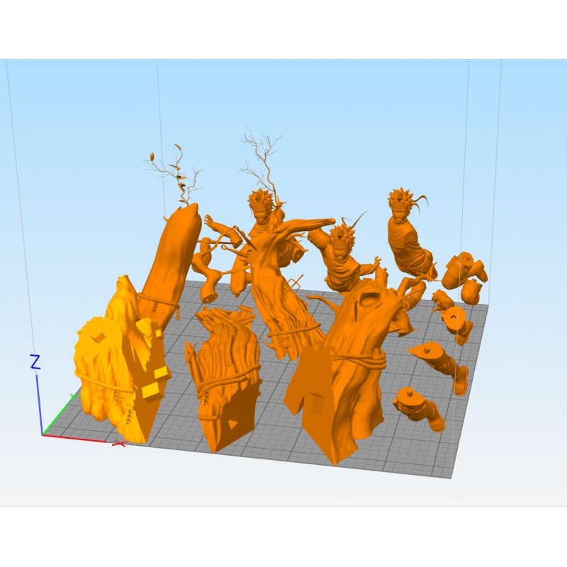 File in 3D Naruto Diorama - Manga