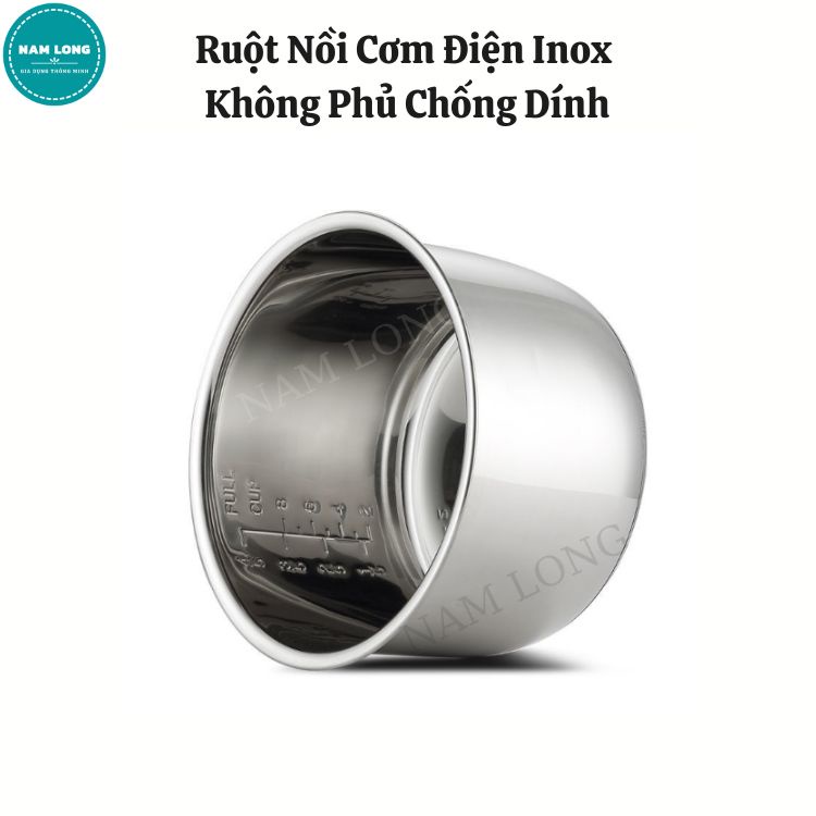 Ruột Nồi Cơm Điện, Lòng Nồi Áp Suất Điện Đa Năng, Chất Liệu Inox 304, Không Phủ Chống Dính, Nhiều Kích Thước