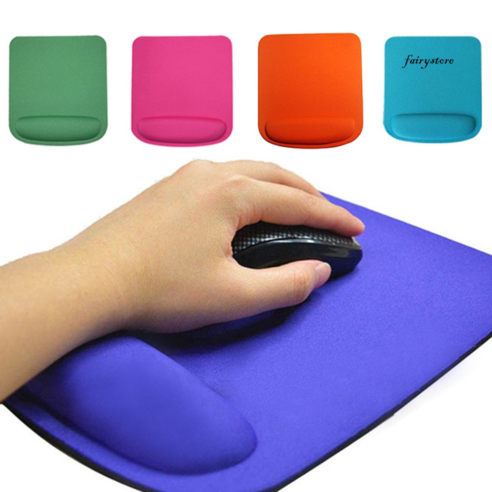 Fs Thảm Lót Chuột Chống Trượt Có Đệm Cổ Tay Cho Máy Tính Laptop