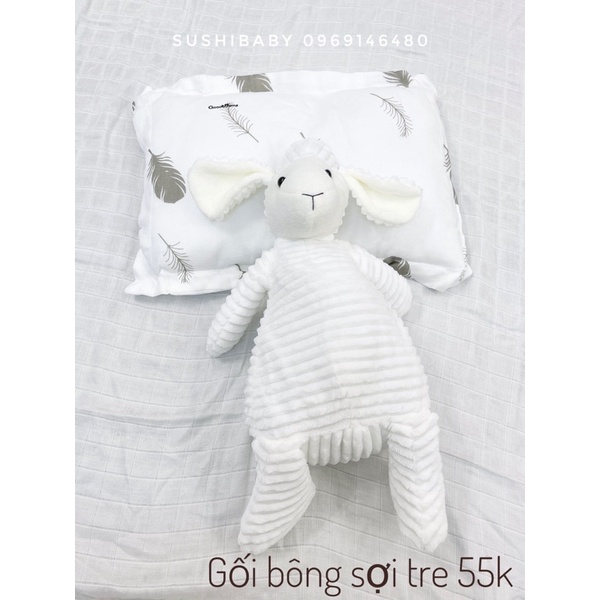 Gối bông sợi tre Goodmama sơ sinh