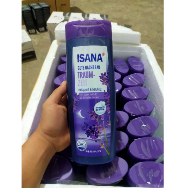Sữa tắm nước hoa trắng da Isana Đức 750ml mùi siêu thơm cho da mềm mại - Shop Viloet