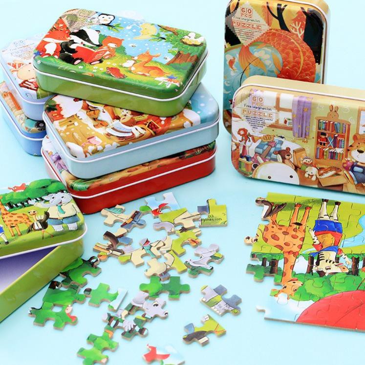 Tranh ghép hình puzzle-Đồ chơi bằng gỗ-giáo dục cho bé trò chơi siêu trí tuệ đa dạng các mẫu