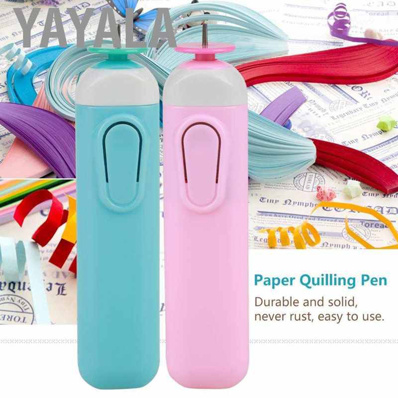 😍Hàng Sẵn YAYALA Bút quấn giấy xếp nếp hình tổ ong 2 màu tùy chọn tiện lợi giấy cuộn ngã ba Thủ công