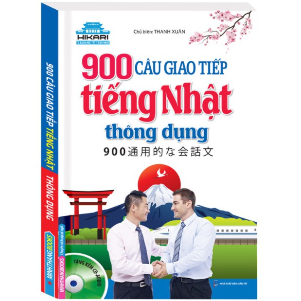 Sách - 900 câu giao tiếp tiếng Nhật thông dụng (Kèm CD)