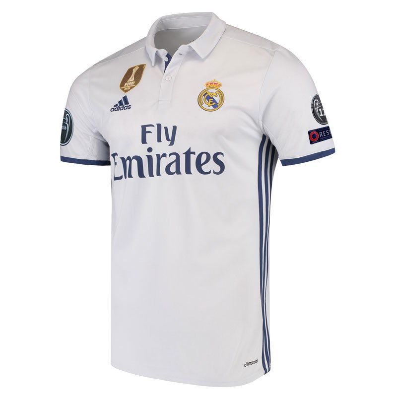 Áo Thun Thể Thao In Chữ Real Madrid Home CF Jersey Cristiano Ronaldo 16/17