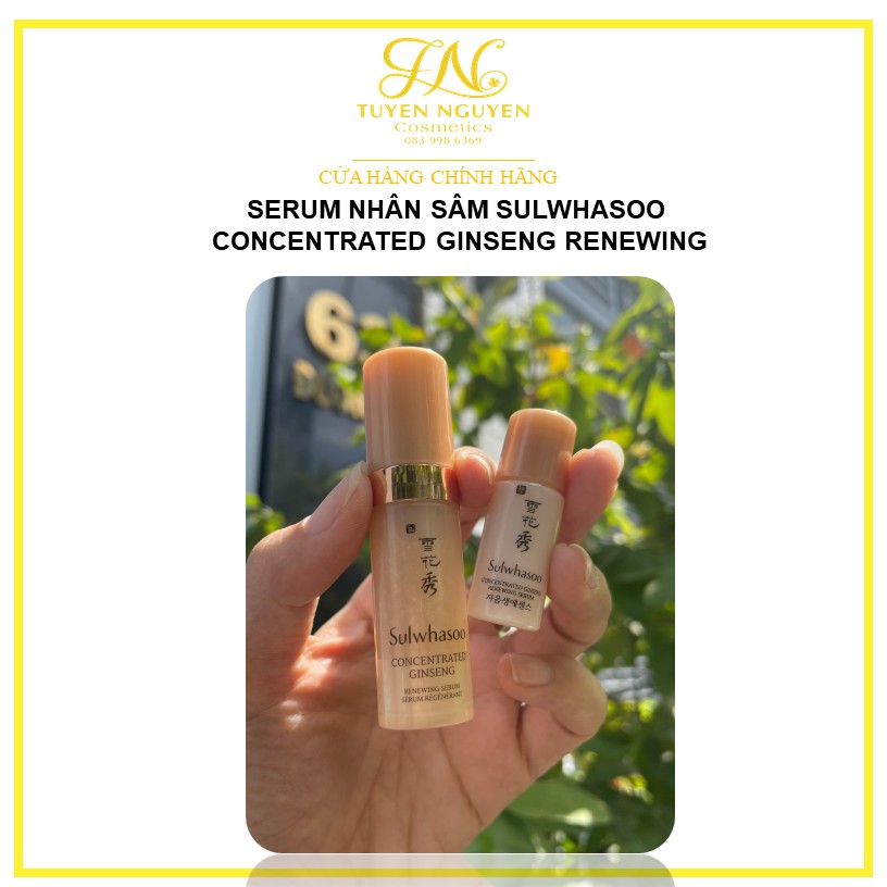 SERUM NHÂN SÂM SULWHASOO CONCENTRATED GINSENG RENEWING mini