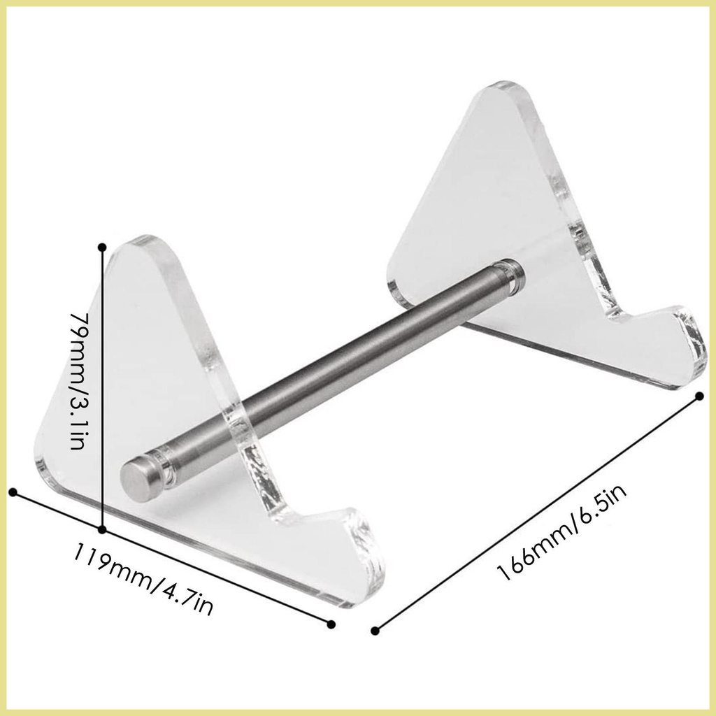 Giá Đỡ Trưng Bày Bàn Phím / Ví / Bàn Phím Bằng Acrylic Có Nhiều Bánh Xe Xốp