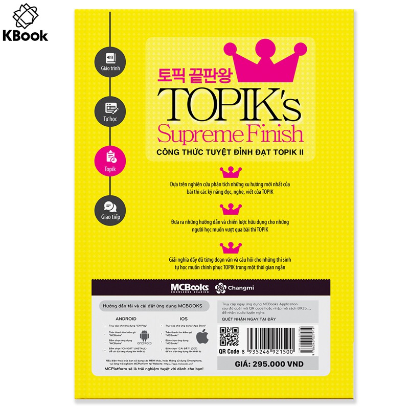Sách - TOPIK’s Supreme Finish – Công thức tuyệt đỉnh đạt TOPIK II