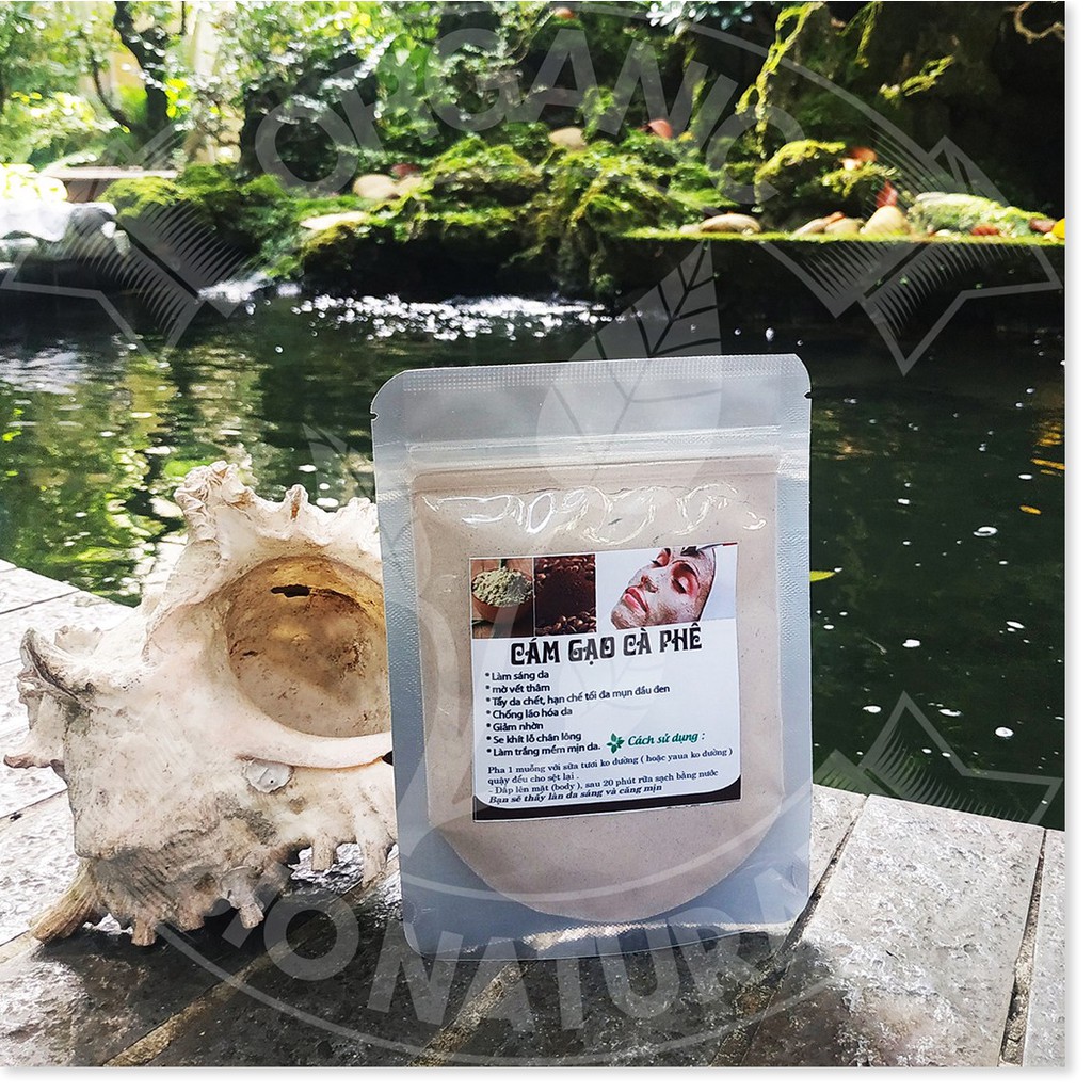 Bột đắp mặt Cám Gạo Cà Phê handmade