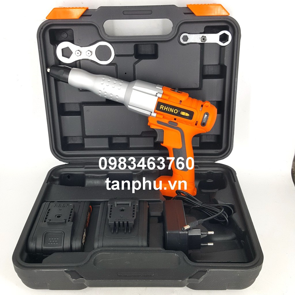 SÚNG RÚT ĐINH TÁN RIVE RHINO DÙNG PIN 18V