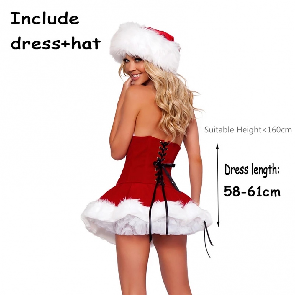 Bộ đồ hóa trang ông già Noel quyến rũ cho nữ
 | BigBuy360 - bigbuy360.vn