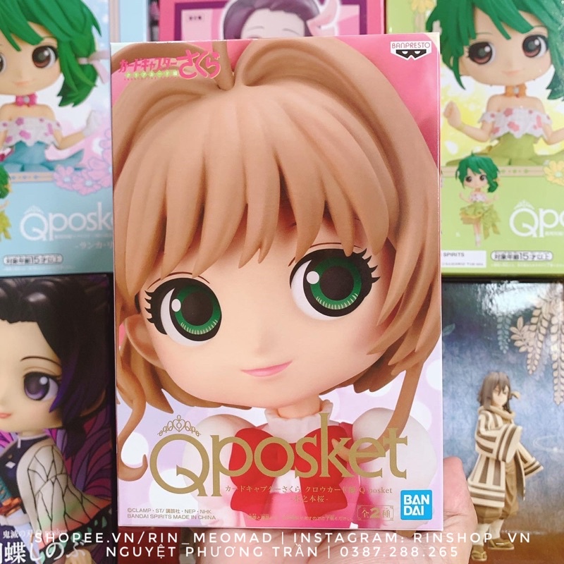 [BANPRESTO] Mô Hình Chính Hãng Cardcaptor Sakura: Clow Cards Arc - Q posket -Sakura Kinomoto-