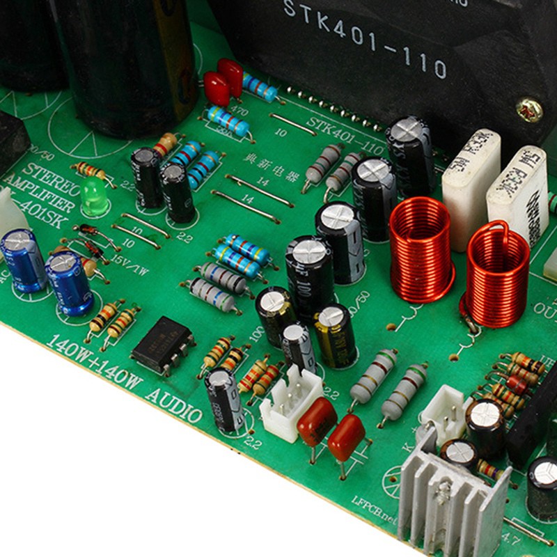 CHANNEL BEYOND Bảng Mạch Khuếch Đại Âm Thanh Stk401 2.0 Kênh 140w2 Ac24-28V