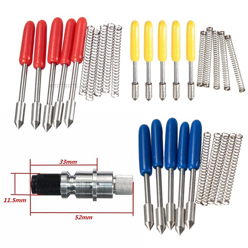 PTPTRATE ★5pcs 30°/45°/60° Blades CB09 Graphtec Blade Holder Set for Vinyl Plotter Cutter