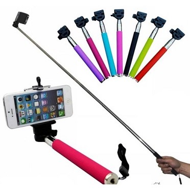 Gậy Tự Sướng Màu Đen - Gậy Chụp Hình Selfie