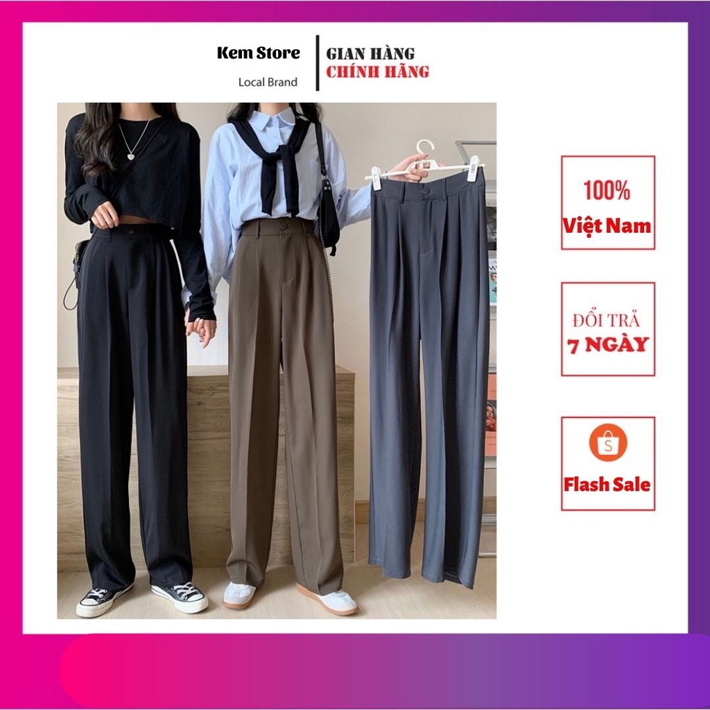 Quần Âu Nữ Ống Rộng 👖 Quần Âu Nữ Ống Rộng Thời Trang Cao Cấp Hiện Đại Trẻ Trung | BigBuy360 - bigbuy360.vn