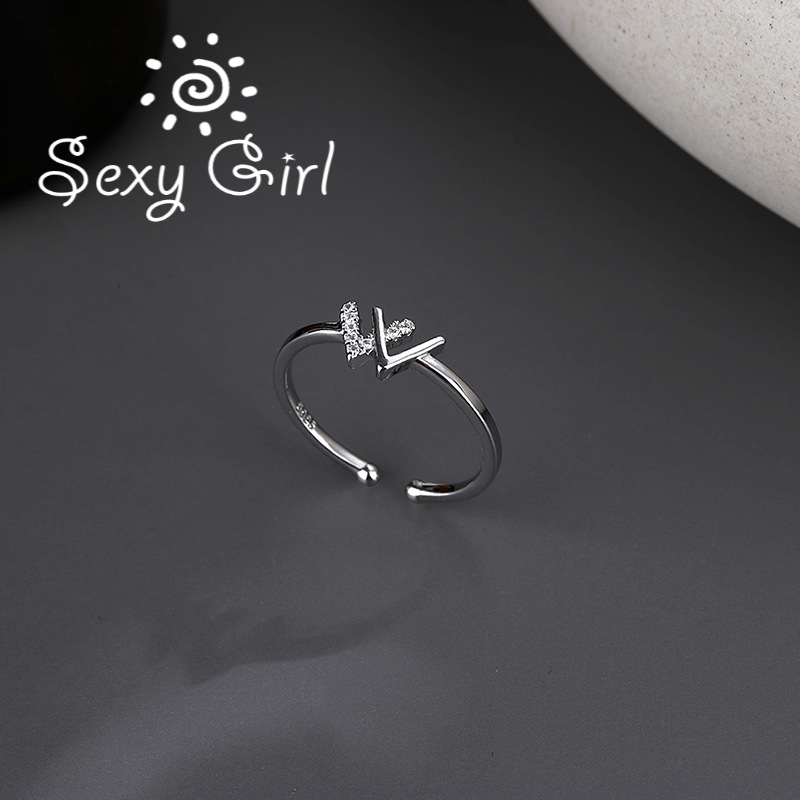 Nhẫn Hở Mạ Điện Hình Đôi Giày Cao Gót Phong Cách Hip hop Punk Quyến Rũ Cho Nam Nữ